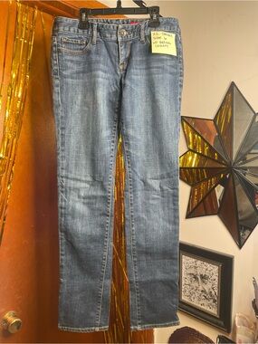 Express Zelda skinny Leg Jeans in Mid Blue Wash